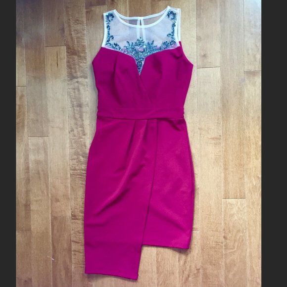 Little Mistress Pink Bodycon dress - Picture 1 of 10